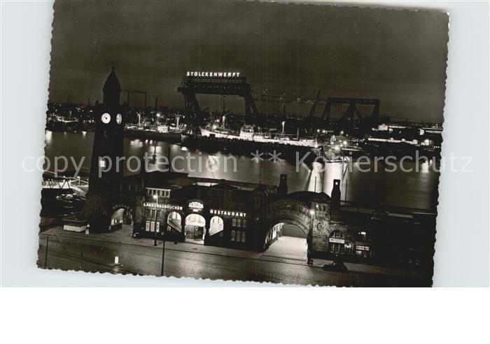 HAMBURG  CITY Sankt Pauli Landungsbruecken