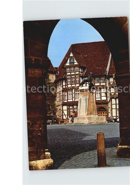 BRAUNSCHWEIG  CITY Burgplatz Burgloewe