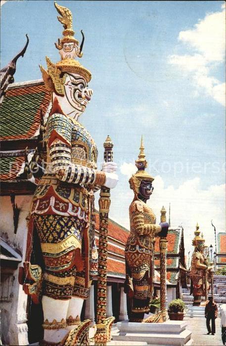Bangkok Guards in the compound of Wat Phra Keo