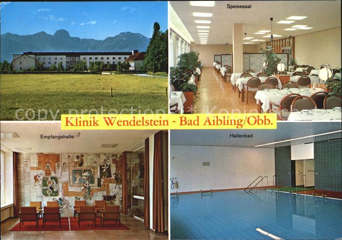 Bad Aibling Klinik Wendelstein Speisesaal Foyer Hallenbad