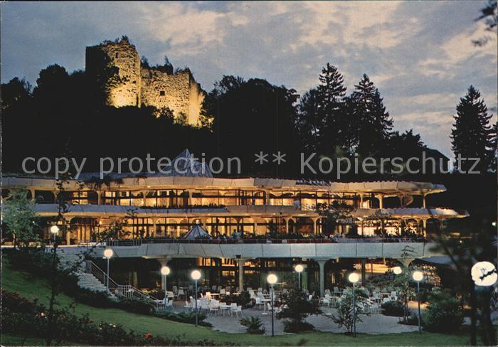 BADENWEILER BW Kurhaus mit Burgruine