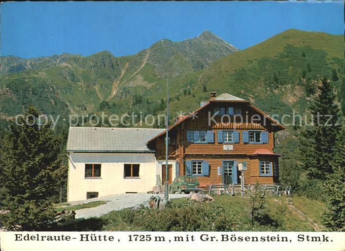 Edelrauterhuette mit Gr Boesenstein