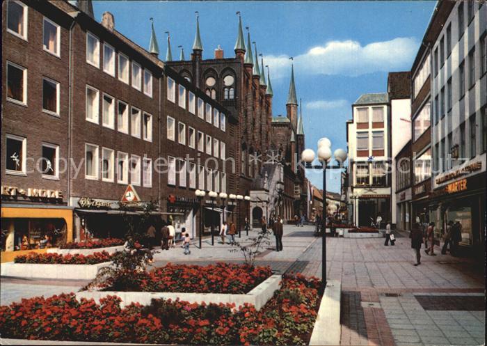LueBECK  CITY Breite Strasse mit Rathaus