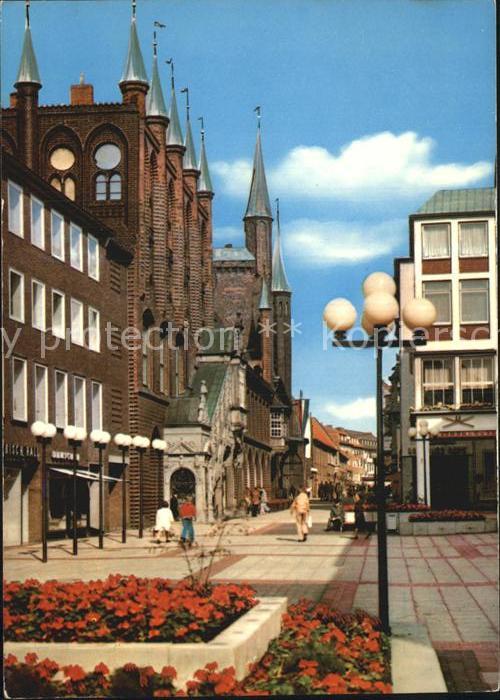 LueBECK  CITY Breite Strasse mit Rathaus