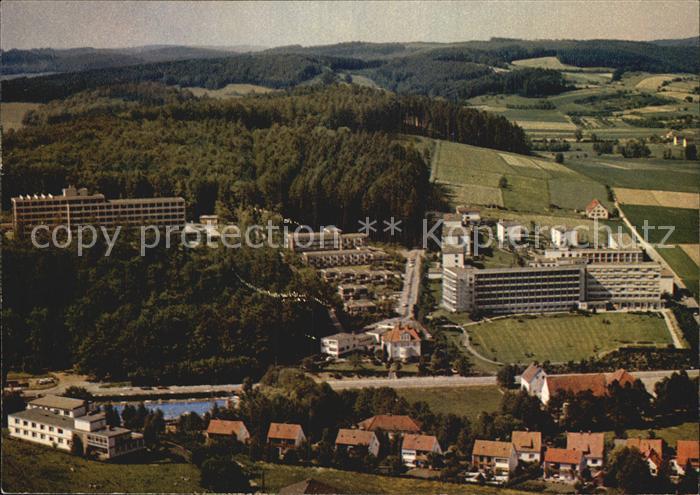 Bad Driburg Sanatorium Berlin BfA Fachklinik Rosenberg LVA Fliegeraufnahme