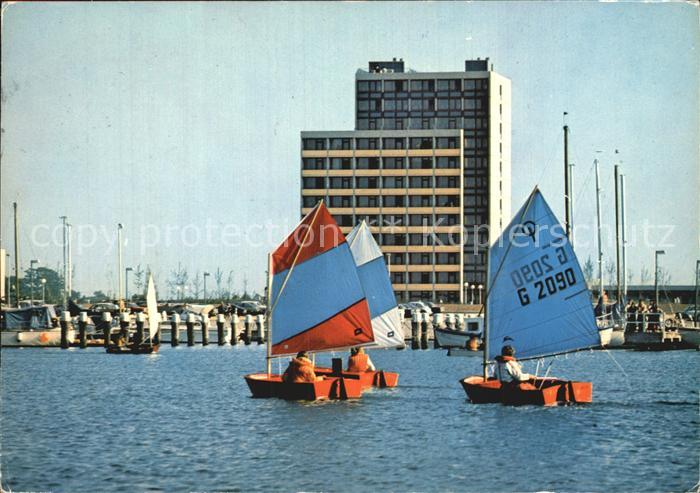 Wendtorf Bootshafen Segelboote