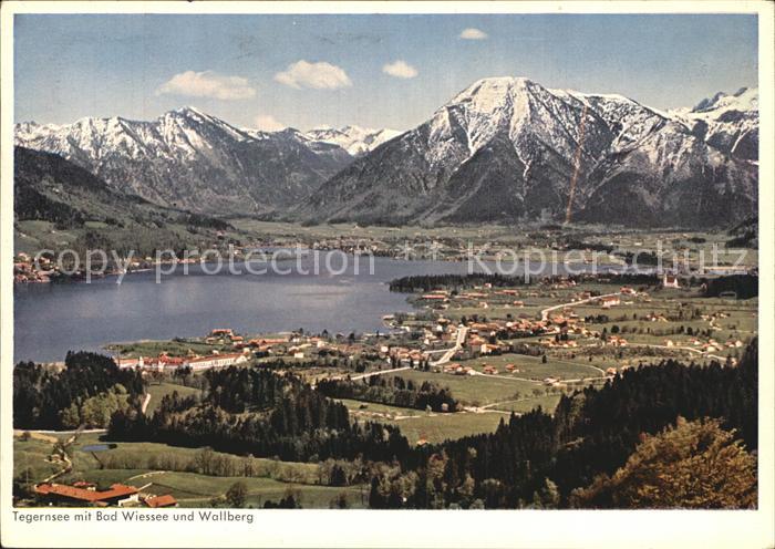 Tegernsee Bayern mit Bad Wiessee und Wallberg