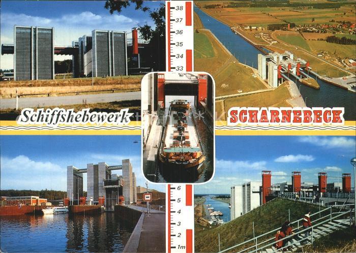 Scharnebeck Lueneburg Schiffshebewerk Details Fliegeraufnahme