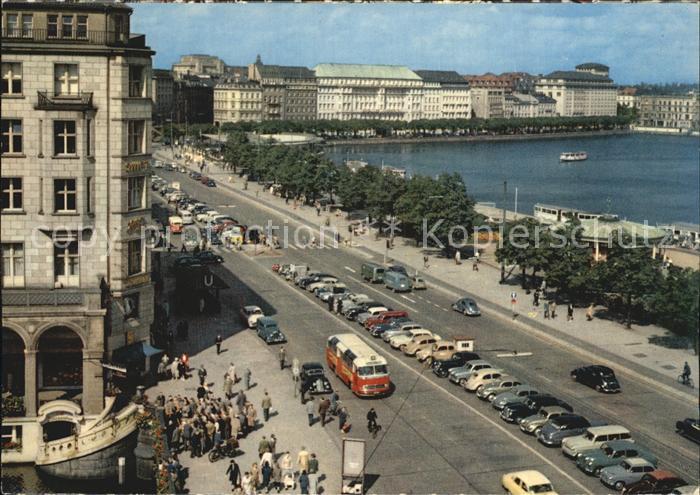 HAMBURG  CITY Jungfernstieg und Binnenalster