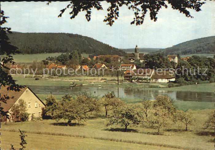Lippoldsberg mit Pension Weserblick