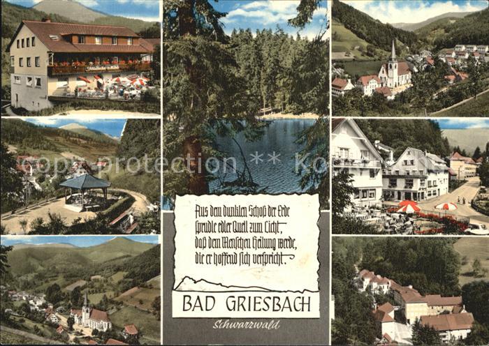 Bad Griesbach Schwarzwald  Pension Restaurant Doettelbacher Muehle Teilansichten