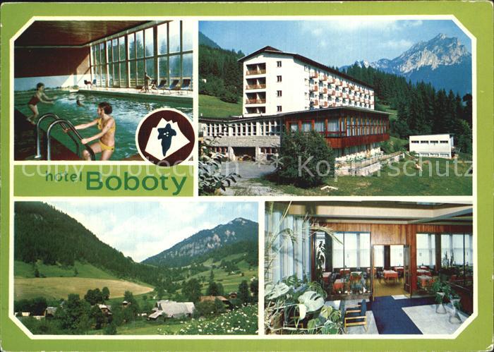 Mala Fatra Kryta plavaren Hotel Boboty vpravo Diery Vstupna hala hotela