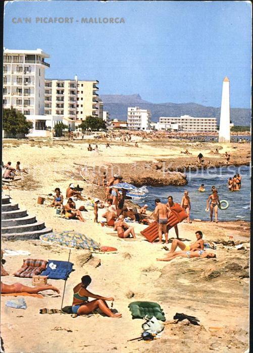 Can Picafort Mallorca Strandpartie