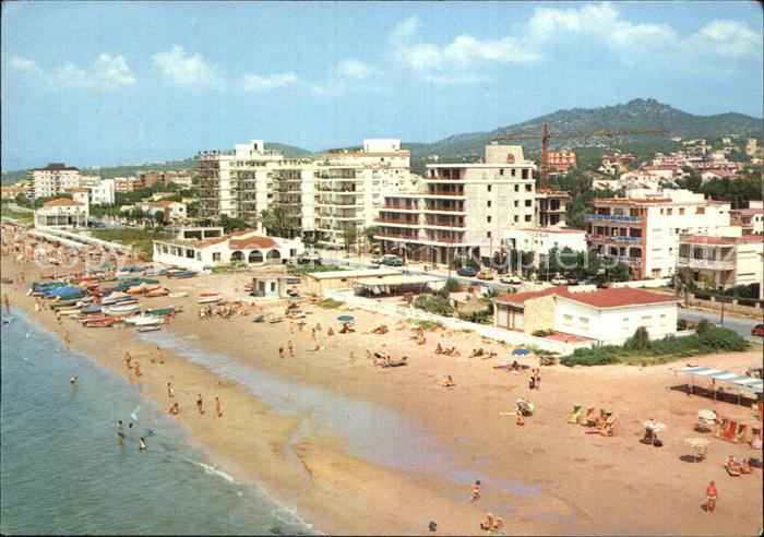 Calafell Strand Hotels Fliegeraufnahme