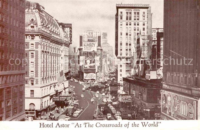 New York City Hotel Astor At The Crossroads of the World
