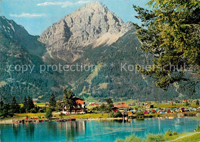 Heiterwang Heiterwanger See mit Hotel Fischer Campingplatz und Thaneller