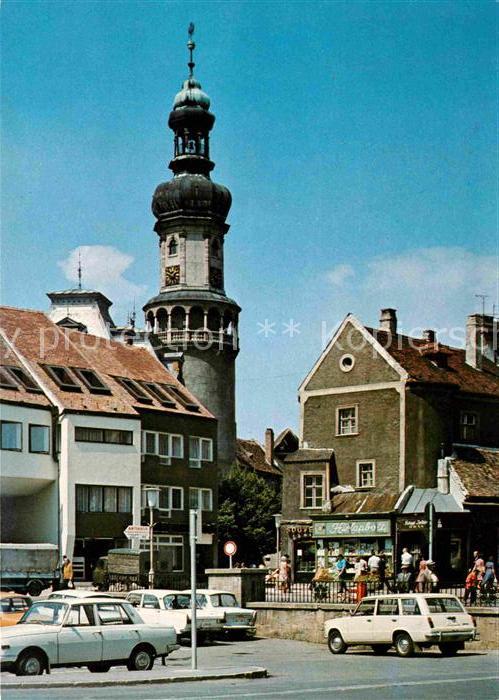 Sopron Oedenburg Vortor mit dem Feuerturm