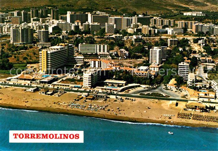 Torremolinos Vista de la playa y Paseo Maritimo