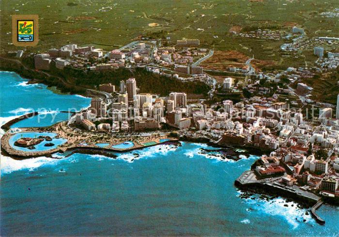 Puerto de la Cruz Vista parcial aerea