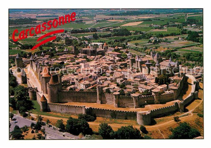 Carcassonne Fliegeraufnahme