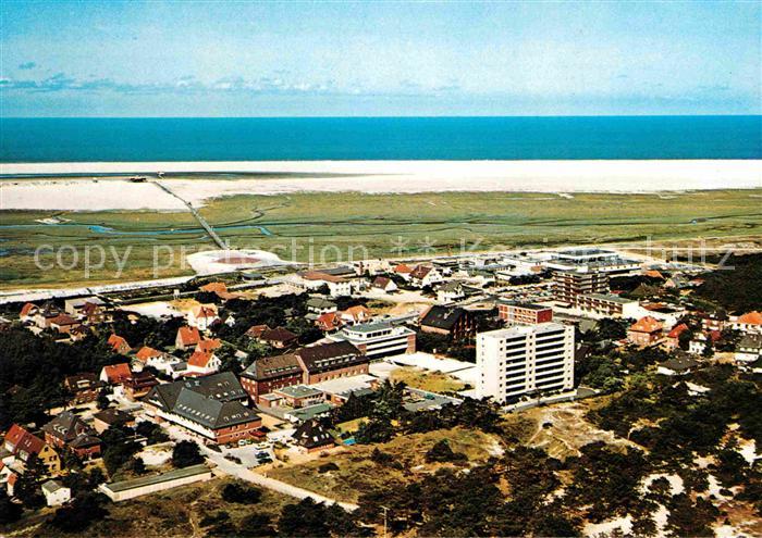 St Peter-Ording Nordseeheil und Schwefelbad Fliegeraufnahme