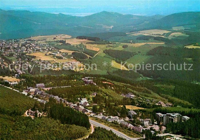 Winterberg Hochsauerland Fliegeraufnahme