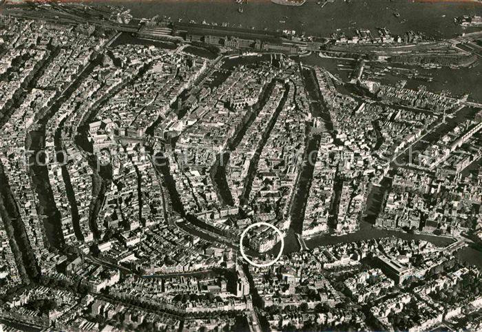 Amsterdam Niederlande Fliegeraufnahme Hotel de l'Europe