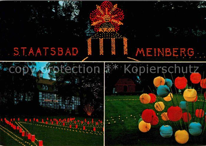 Bad Meinberg Staatsbad Parkbeleuchtung