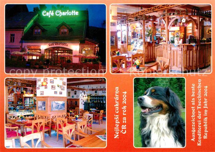 Zelezna Ruda Markt Eisenstein Cafe Charlotte Gastraum Theke