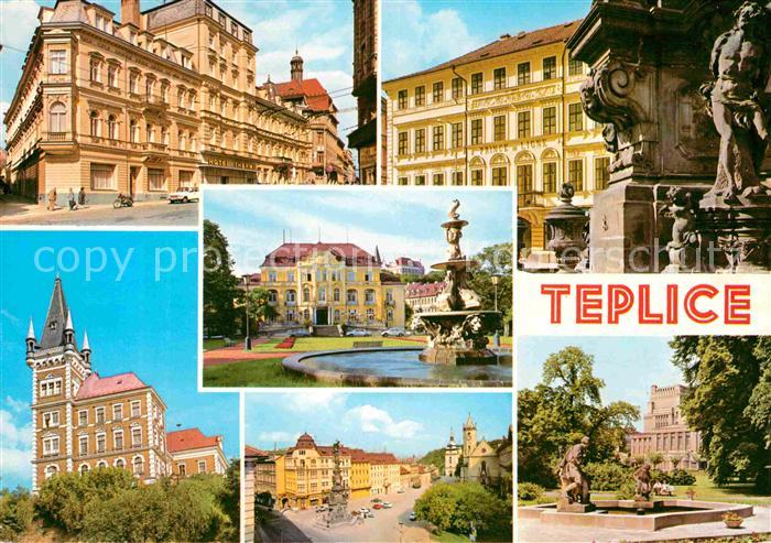 Teplice Hotel Thermia Kamenne lazne Prince de Ligne Budova SES Zamecka namesti D