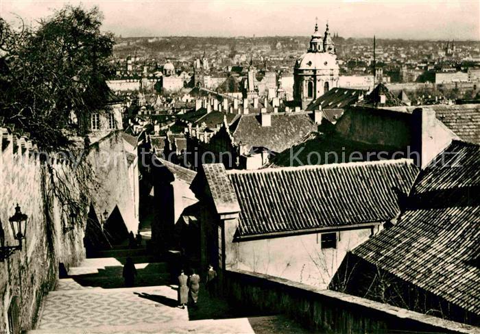 Praha Prahy Prague Nove Zamecke Schody a Malou Stranu