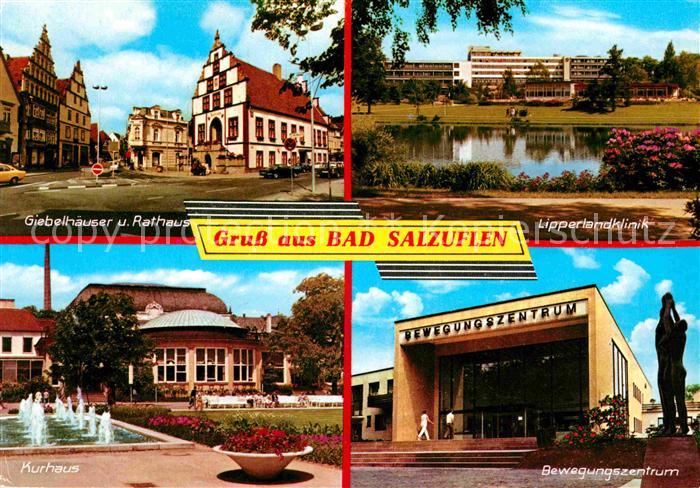 Bad Salzuflen Giebelhaeuser Rathaus Lipperlandklinik Kurhaus Bewegungszentrum