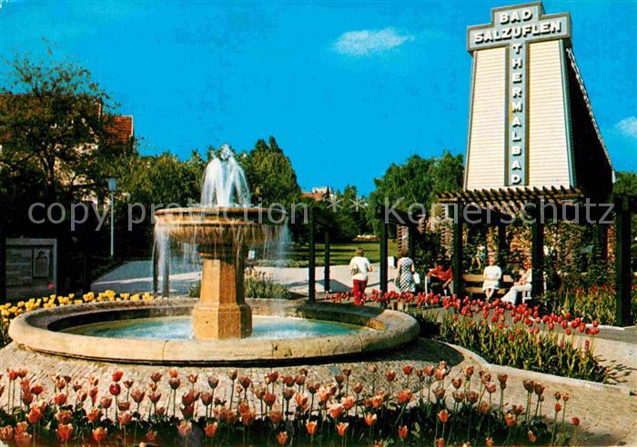Bad Salzuflen Kurpark Brunnen Gradierwerk
