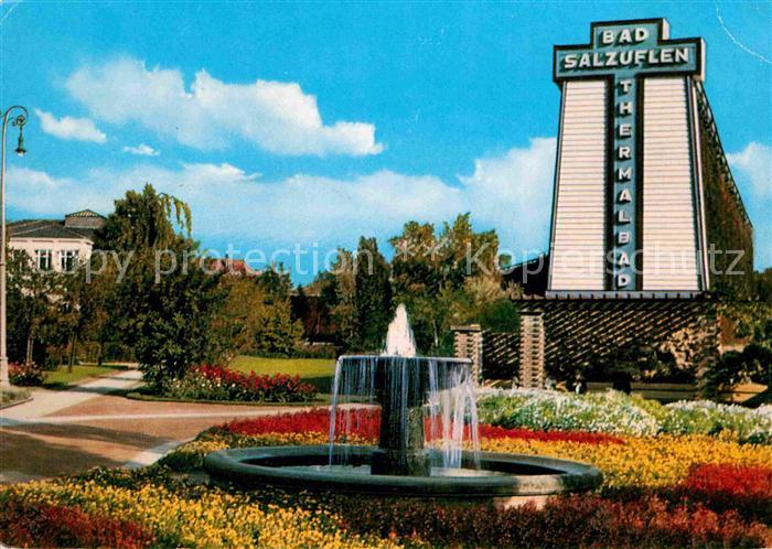 Bad Salzuflen Kurgarten mit Saline