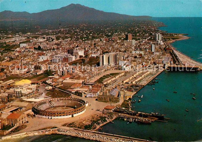 Vinaroz Vista aerea Plaza Toros Puerto Playa