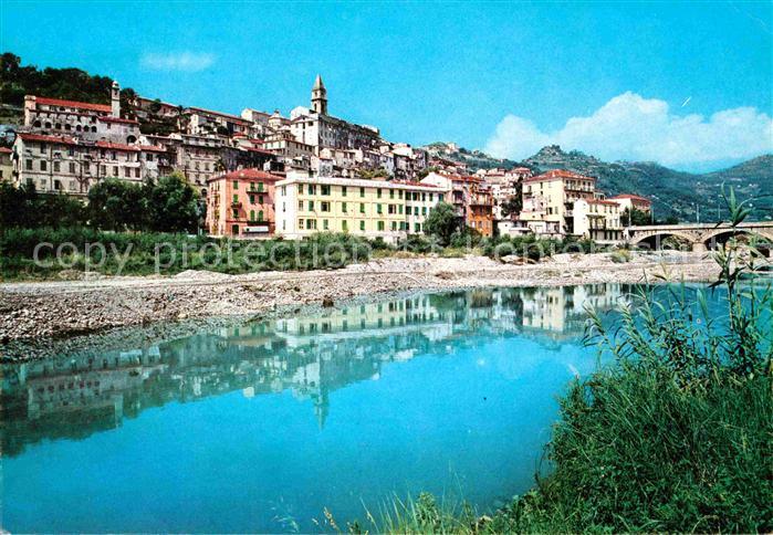 Ventimiglia Liguria Citta vecchia e fiume Roya