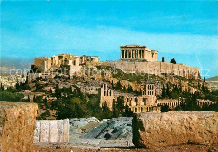 Athen Griechenland Die Akropolis