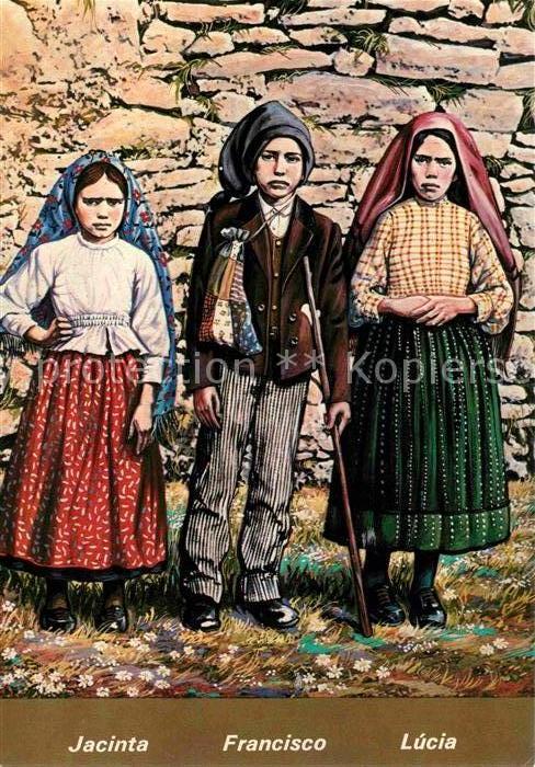 Fatima Les trois petits bergers de Fatima Jacinta Francisco Lucia