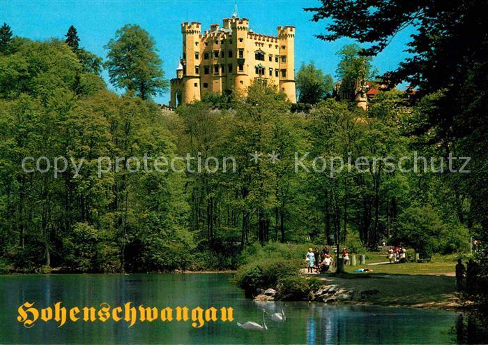 Hohenschwangau Schloss Schwanenteich