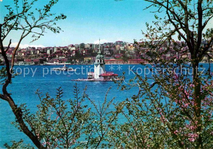 Istanbul Constantinopel The tower of Leander in Spring