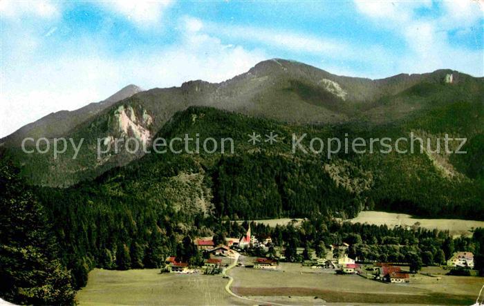 Bad Kreuth Gesamtansicht Kurort Bayerische Alpen