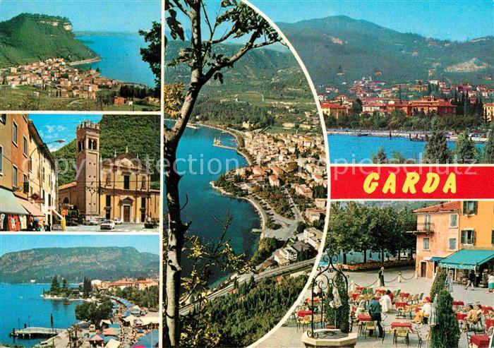 Garda Lago di Garda Teilansichten Strassencafe Gardasee