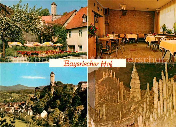 Neuhaus Pegnitz Gasthaus Cafe Bayerischer Hof Burg Tropfsteinhoehle