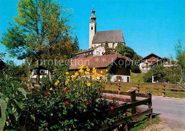 Anger Chiemgau Blick zur Kirche