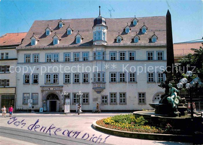 ERFURT CITY Haus Dacheroeden am Anger Brunnen