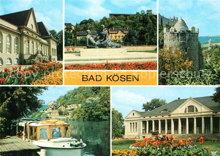 Bad Koesen Badehaus Gradierwerk Rudelsburg Dampferanlegestelle Kurmittelhaus