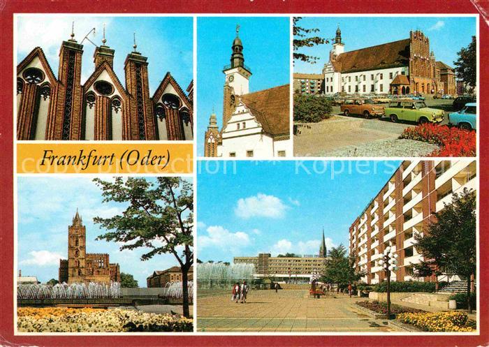 Frankfurt Oder Rathaus Marienkirche Hotel Stadt Frankfurt