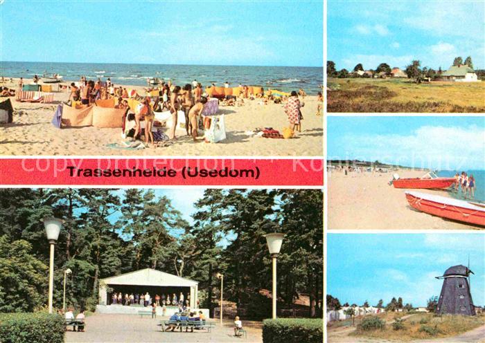Trassenheide Usedom Strand Musikpavillon Strand Muehle Jugenderholungszentrum VE