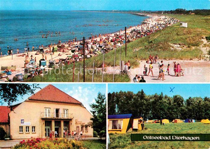 Dierhagen Ostseebad FDGB Erholungsheim Ernst Moritz Arndt ZeltplatzStrand