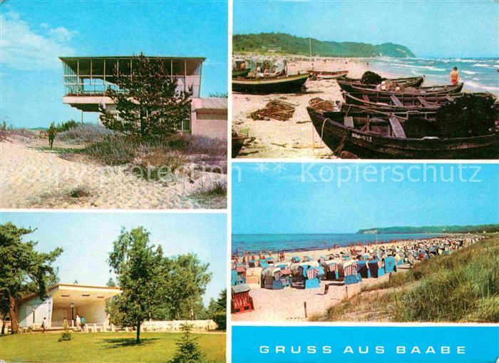 Baabe Ostseebad Ruegen Inselparadies Fischerstrand Konzertplatz Strand